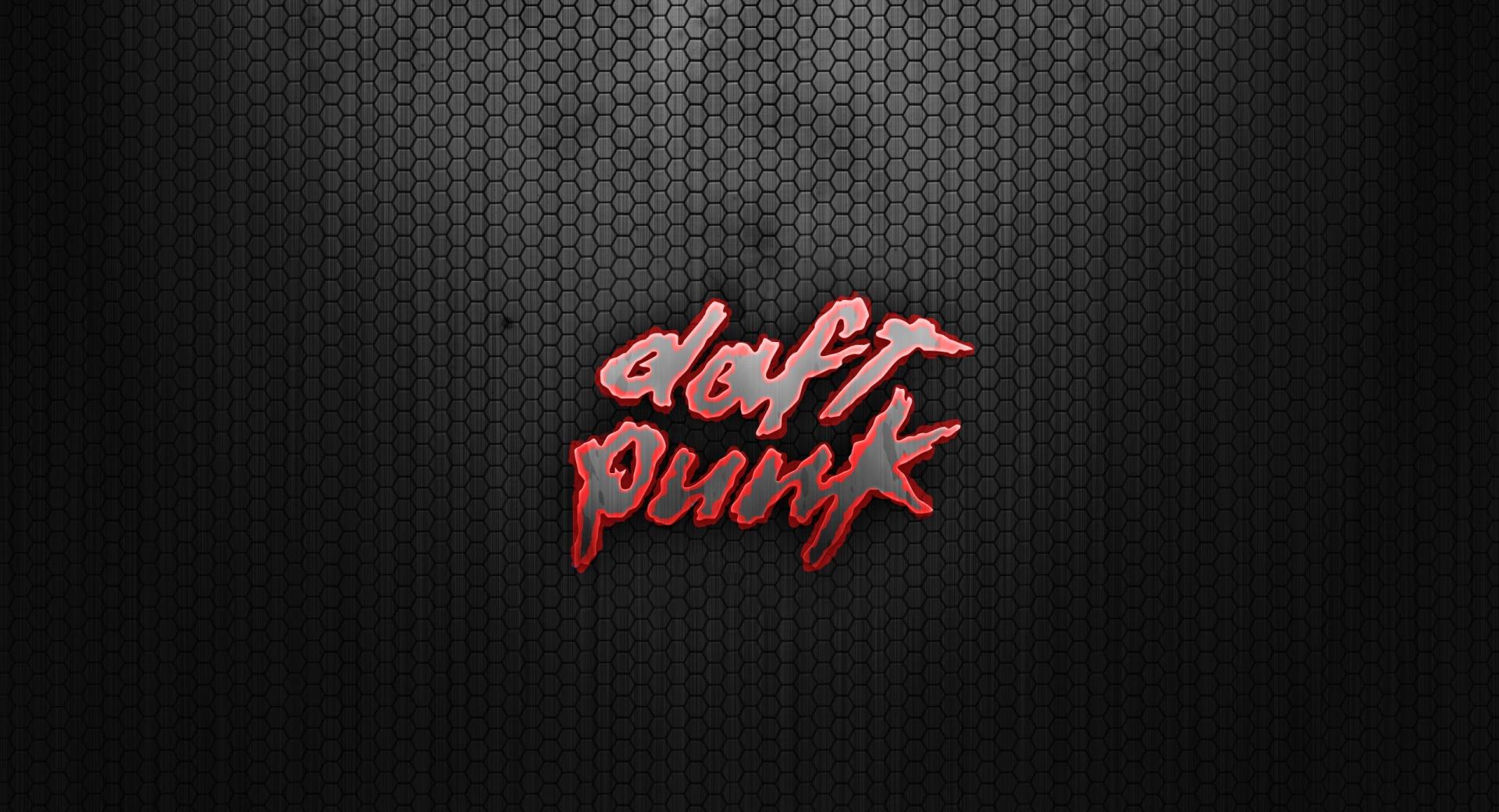 Daft Punk Logo Red wallpapers HD quality