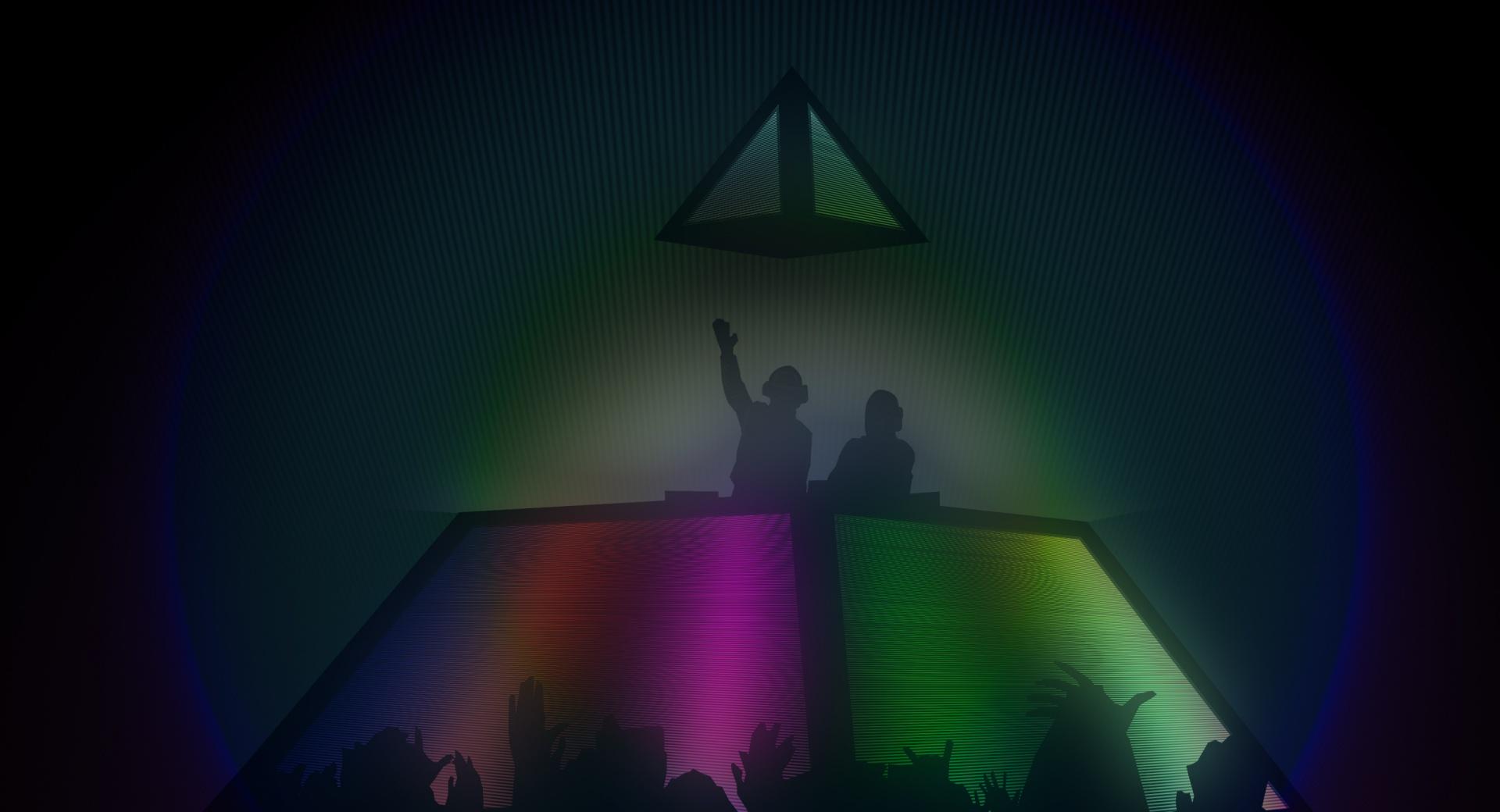 Daft Punk Pyramid at 1600 x 1200 size wallpapers HD quality