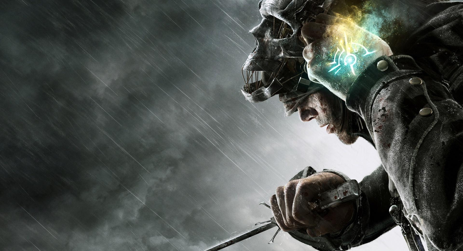 Dishonored Rain at 640 x 960 iPhone 4 size wallpapers HD quality