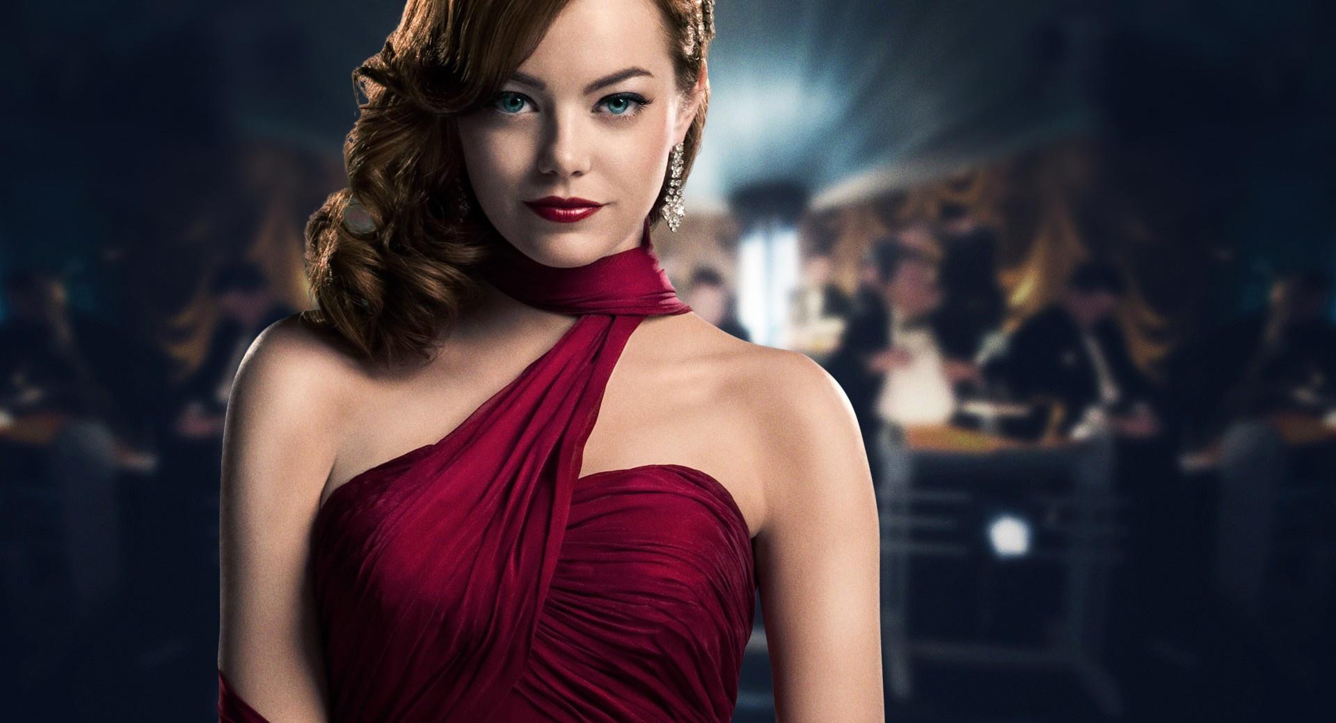 Emma Stone in Red Dress wallpapers HD quality