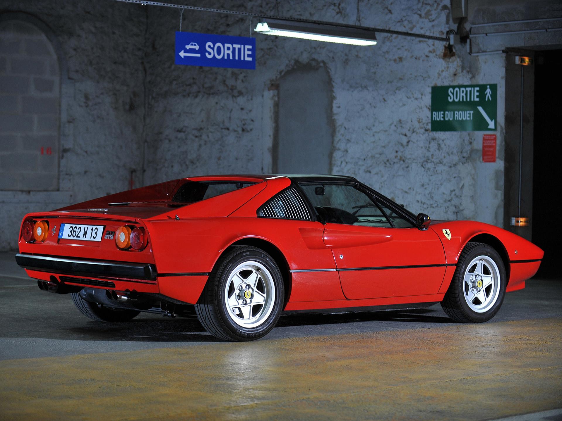 Ferrari 308 GTS at 320 x 480 iPhone size wallpapers HD quality