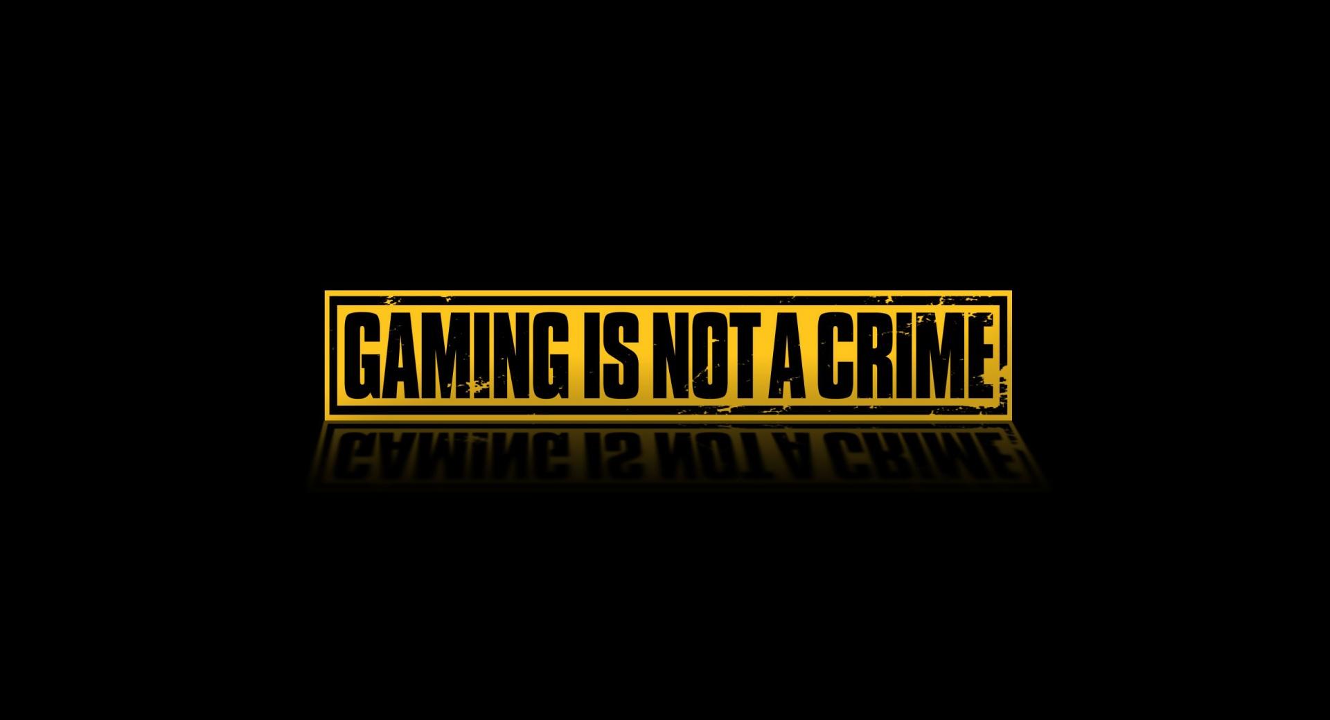 Gaming Is Not A Crime at 1024 x 768 size wallpapers HD quality