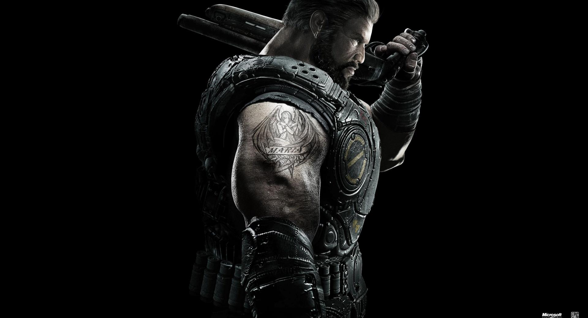 Gears Of War 3 Dominic Santiago at 640 x 960 iPhone 4 size wallpapers HD quality