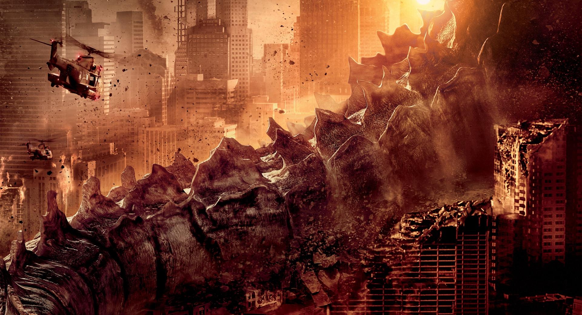 Godzilla 2014 Tail at 640 x 1136 iPhone 5 size wallpapers HD quality