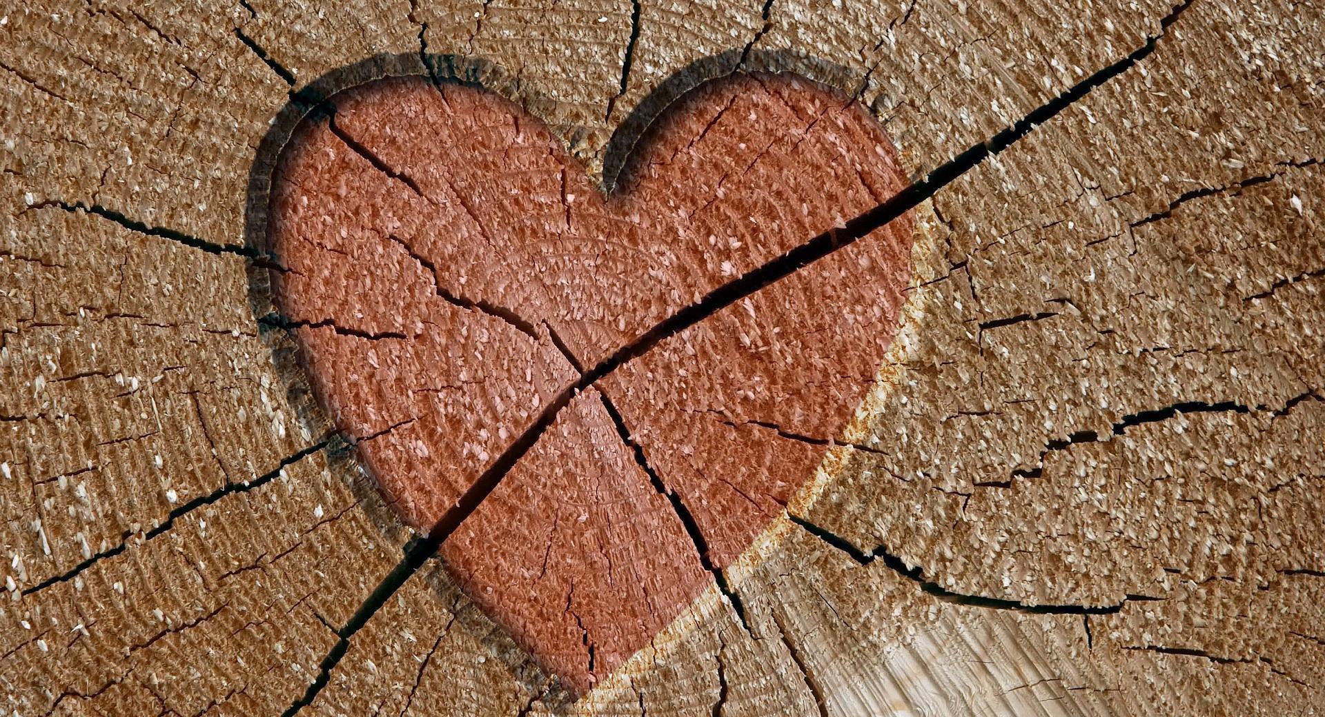 Heart Engraved Log at 1152 x 864 size wallpapers HD quality