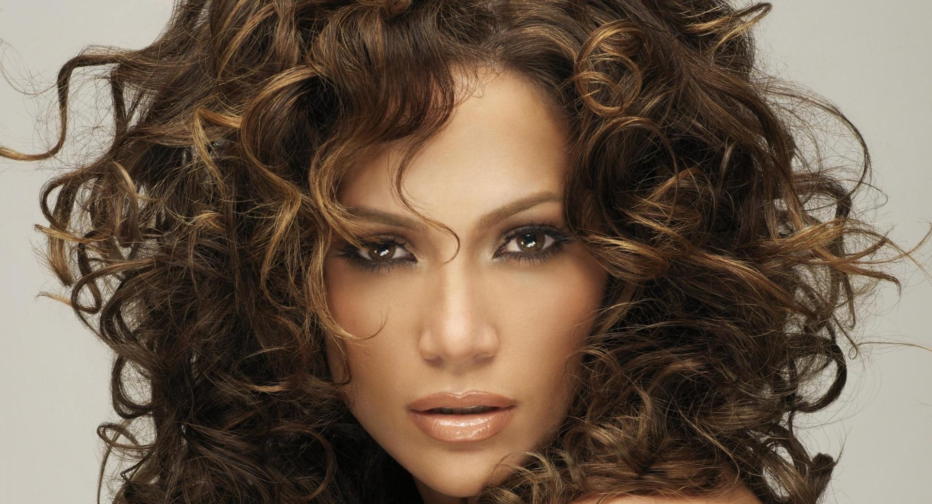 Jennifer Lopez Curly Hair wallpapers HD quality