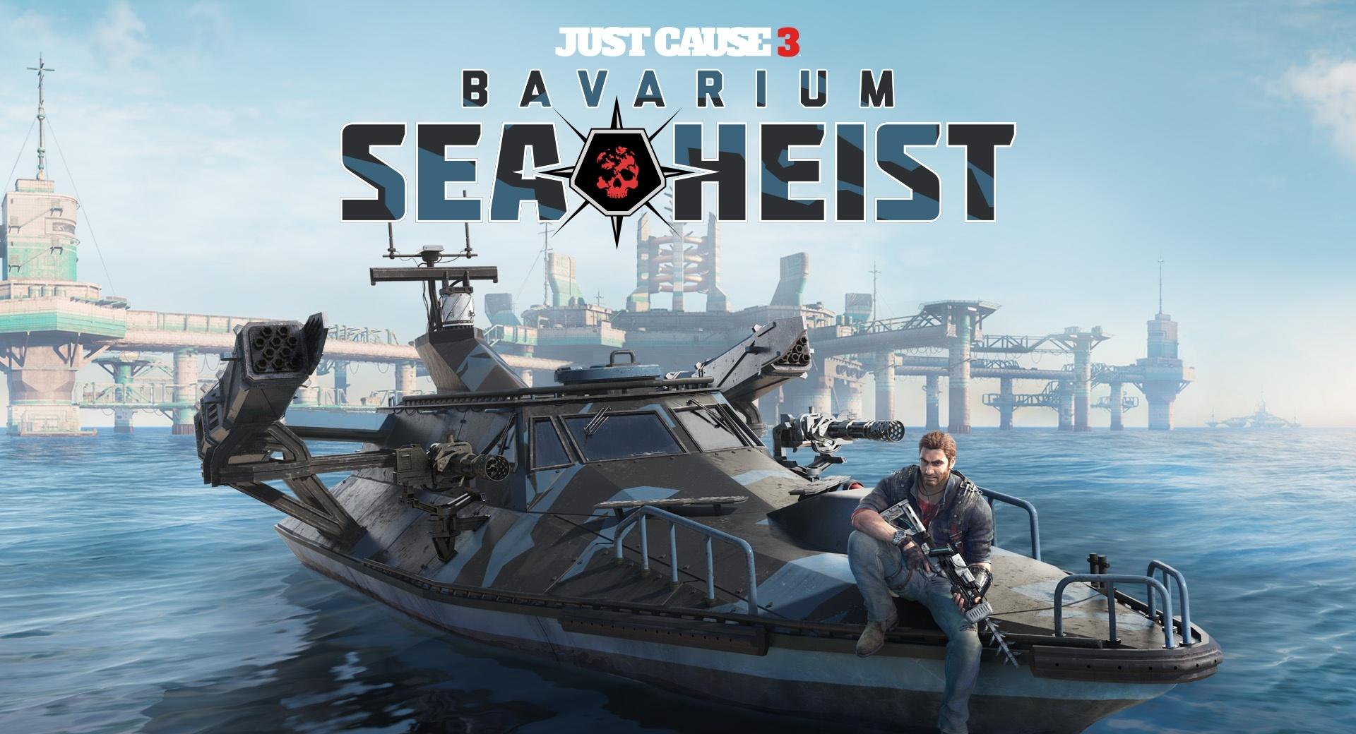Just Cause 3 Bavarium Sea Heist at 320 x 480 iPhone size wallpapers HD quality