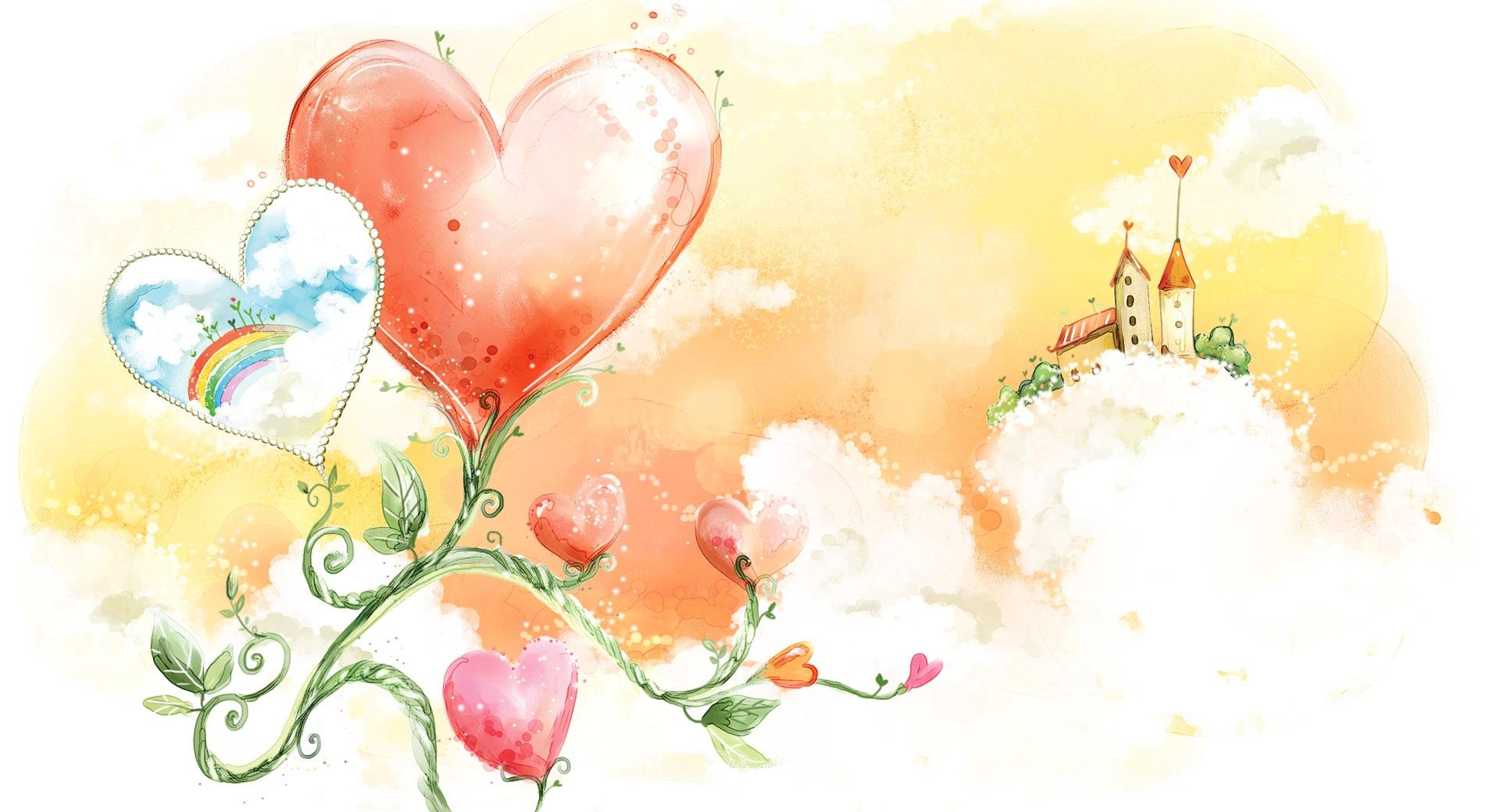 Love Flowers Valentines Day at 750 x 1334 iPhone 6 size wallpapers HD quality