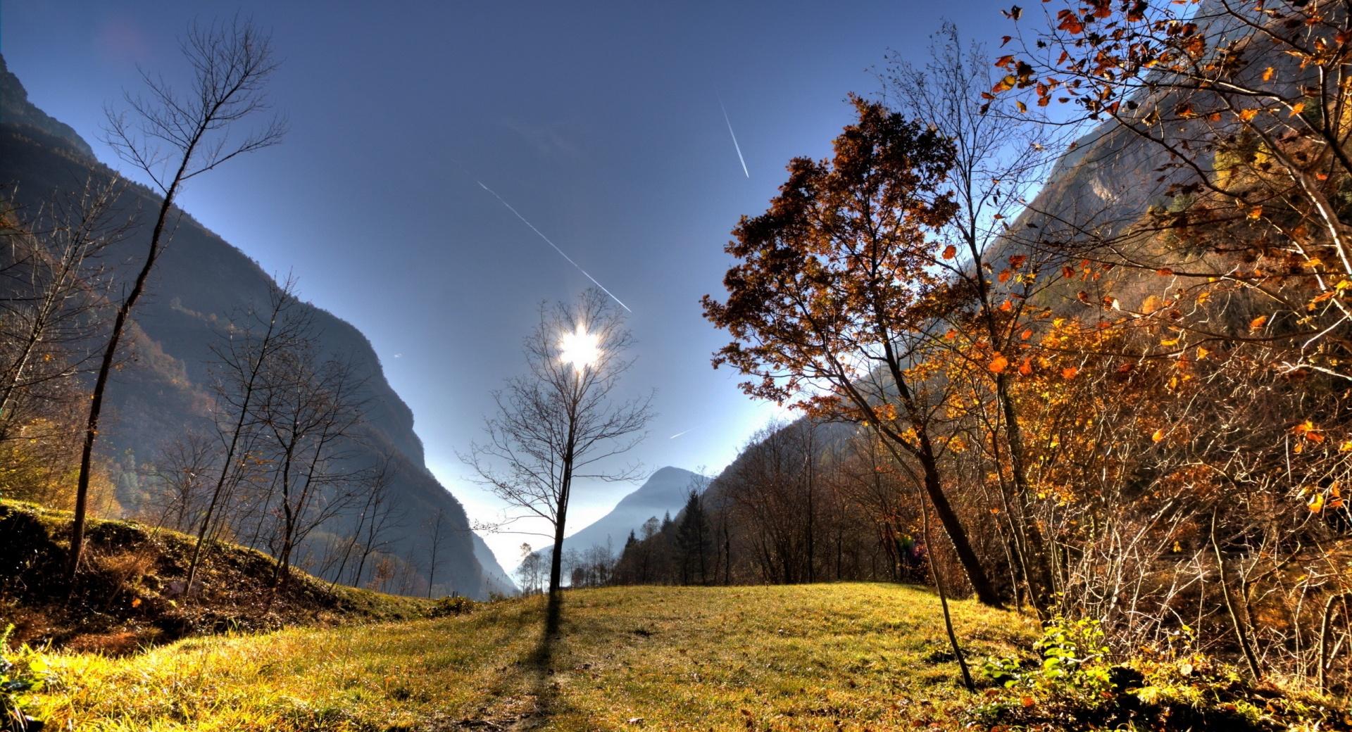 Mountain Scene Autumn at 640 x 1136 iPhone 5 size wallpapers HD quality