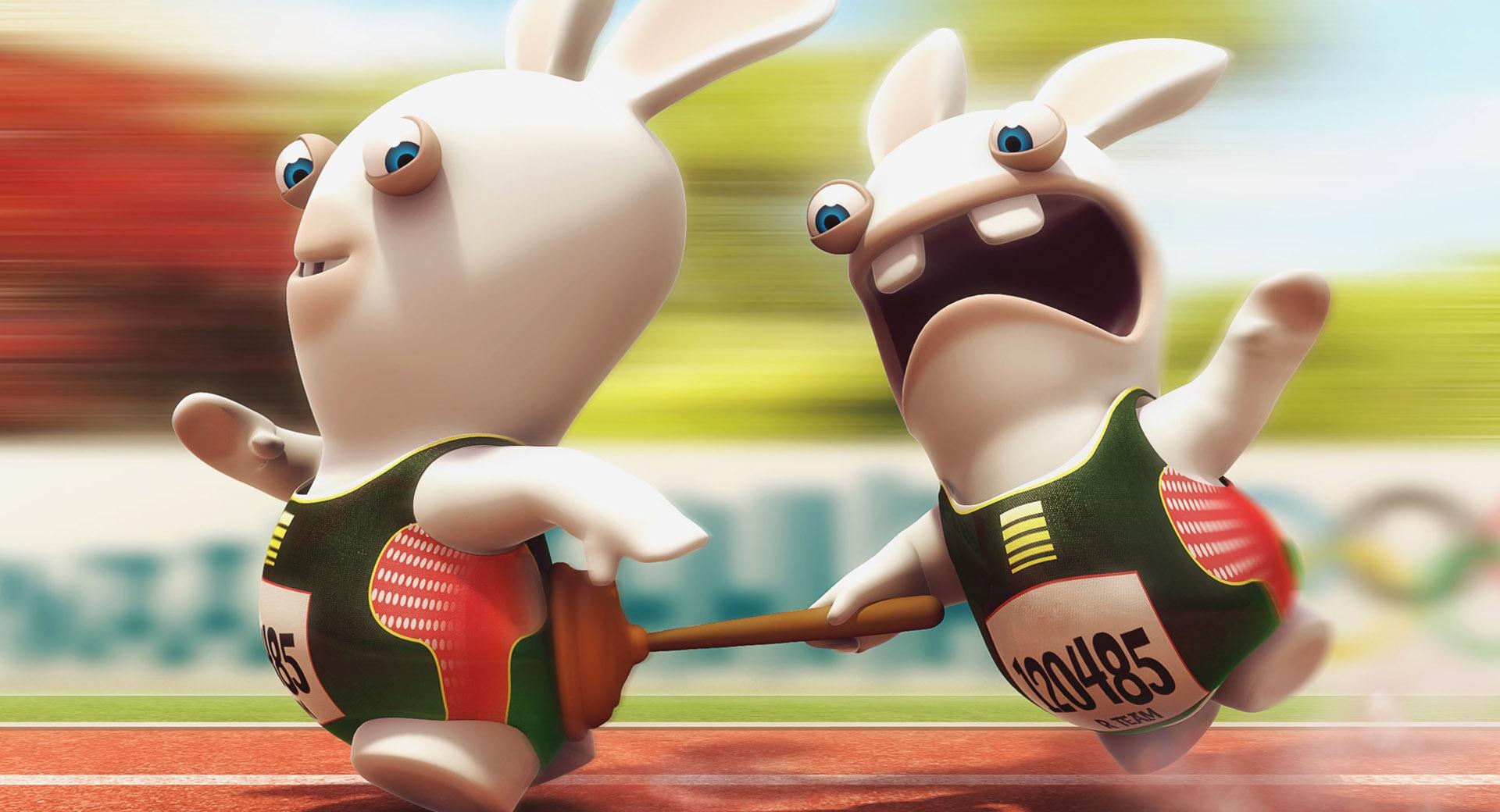 Rayman Raving Rabbids at 640 x 1136 iPhone 5 size wallpapers HD quality
