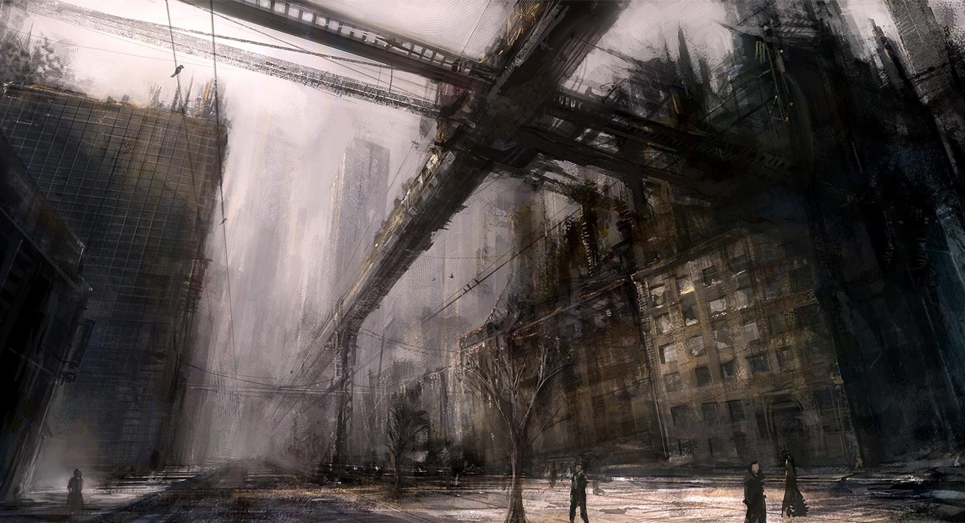 Ruined City Art at 1152 x 864 size wallpapers HD quality