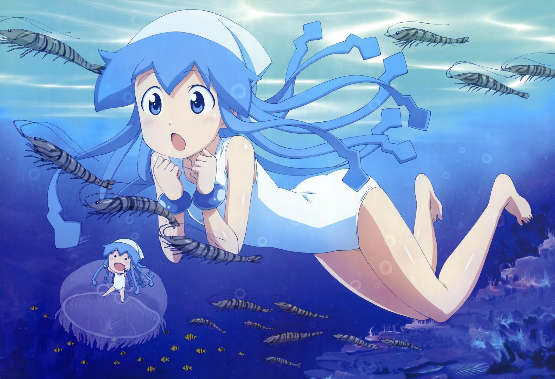 Squid Girl at 1024 x 1024 iPad size wallpapers HD quality