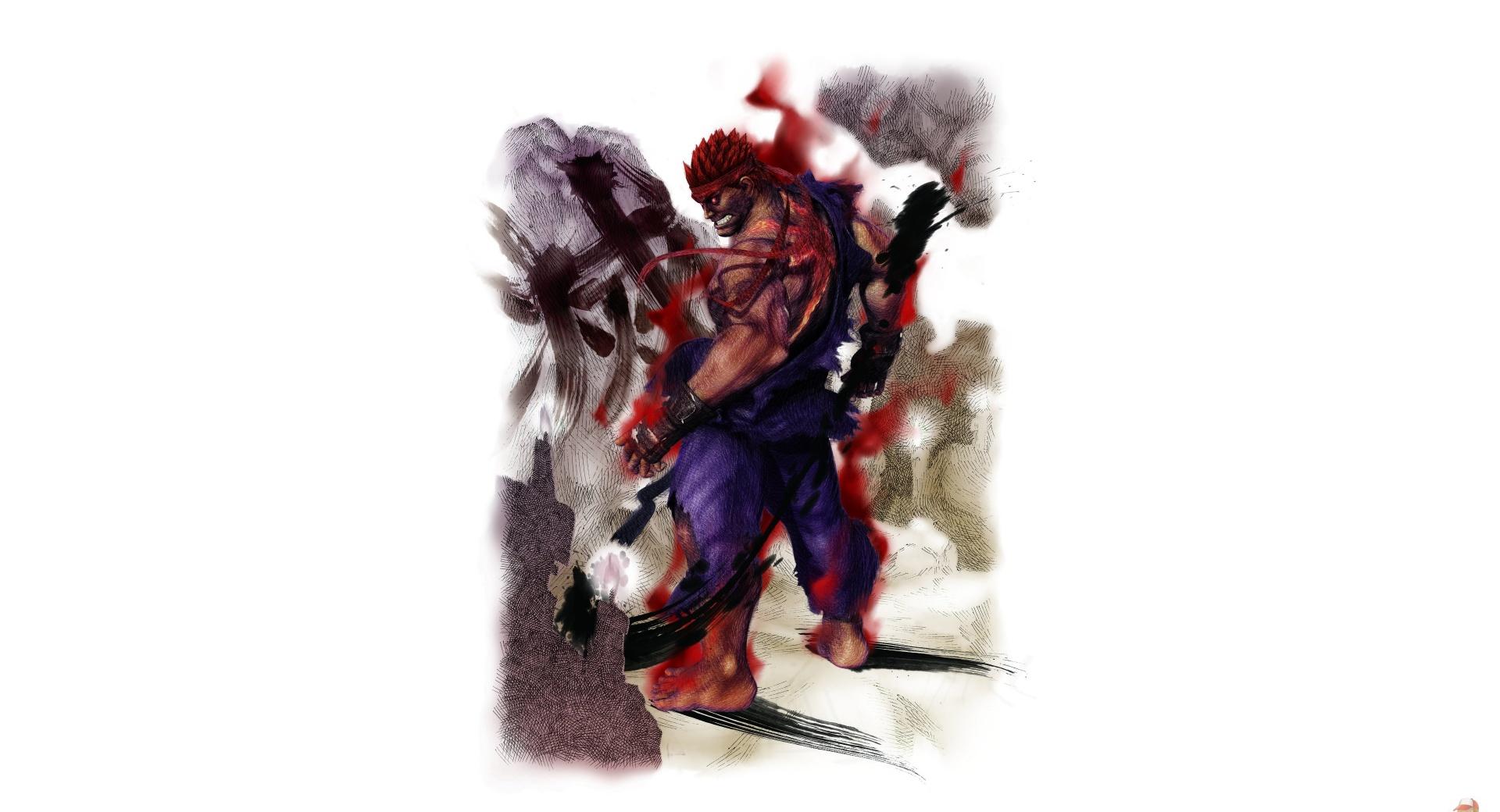 Street Fighter IV Arcade Edition Evil Ryu at 640 x 960 iPhone 4 size wallpapers HD quality