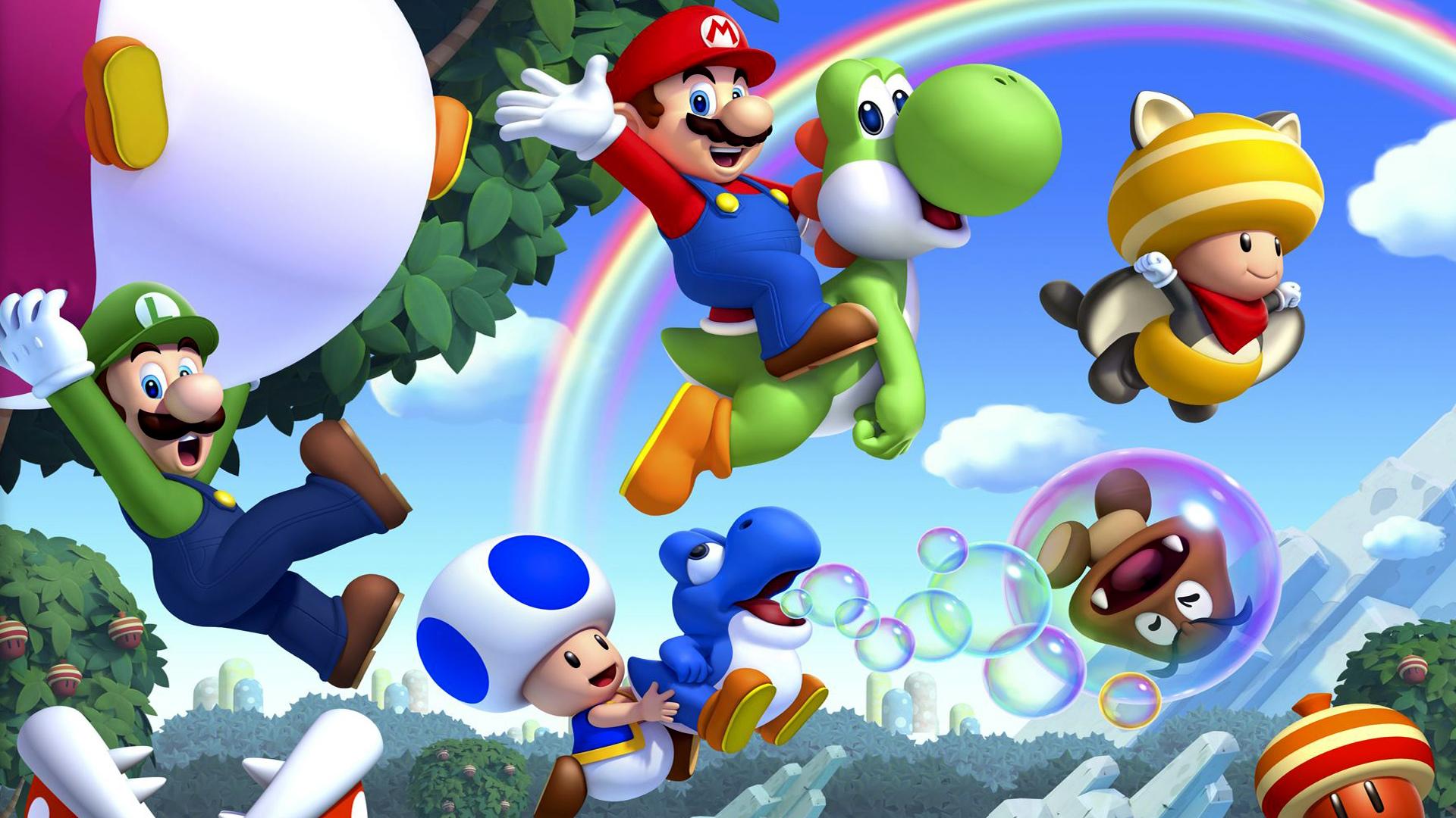 Super Mario Bros at 1152 x 864 size wallpapers HD quality