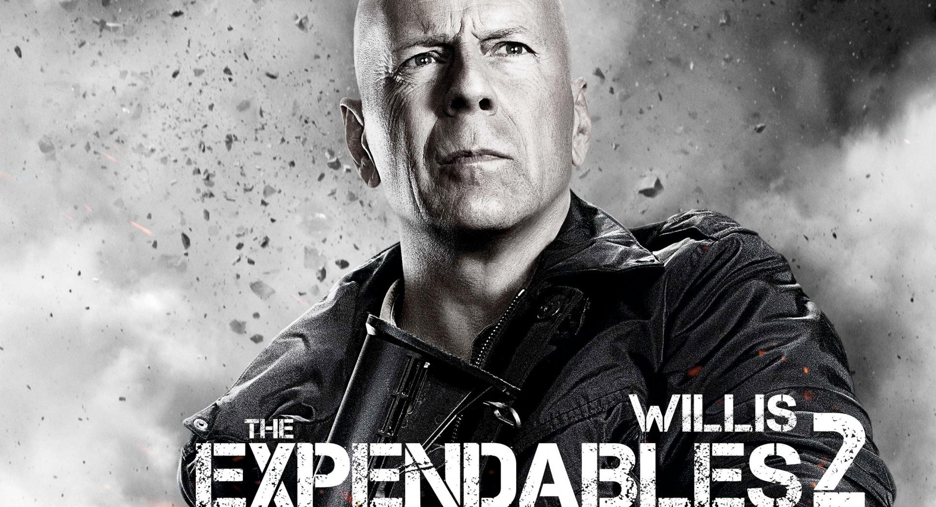 The Expendables 2 - Bruce Willis at 2048 x 2048 iPad size wallpapers HD quality