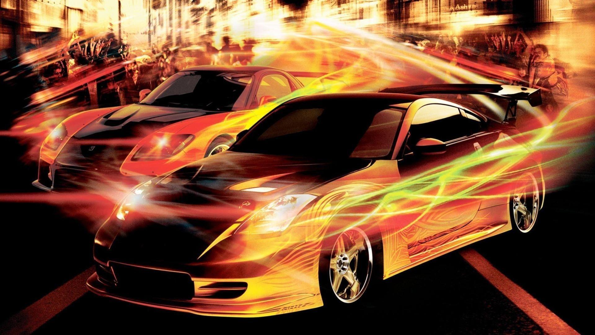 The Fast And The Furious Tokyo Drift at 640 x 960 iPhone 4 size wallpapers HD quality