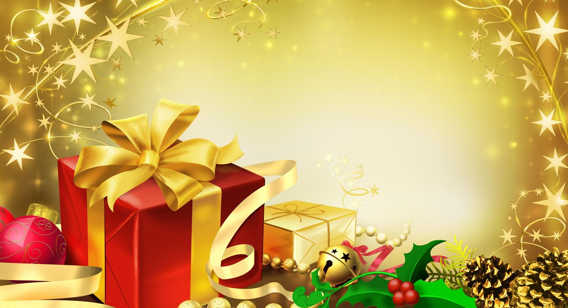 The Presents Christmas at 320 x 480 iPhone size wallpapers HD quality