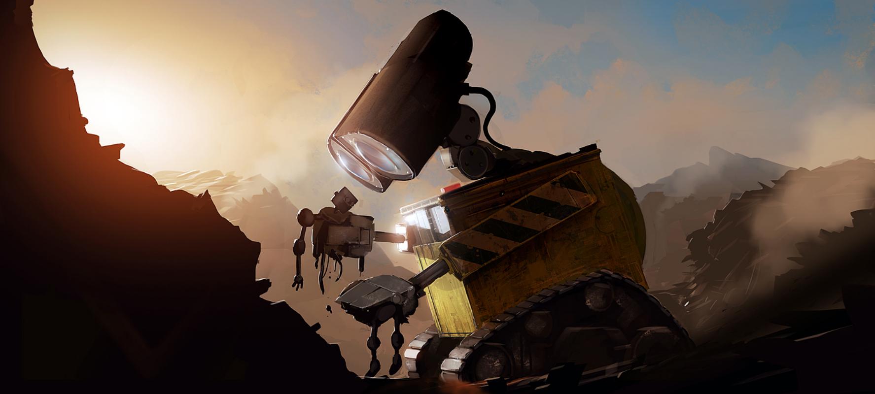Wall·E at 1024 x 1024 iPad size wallpapers HD quality