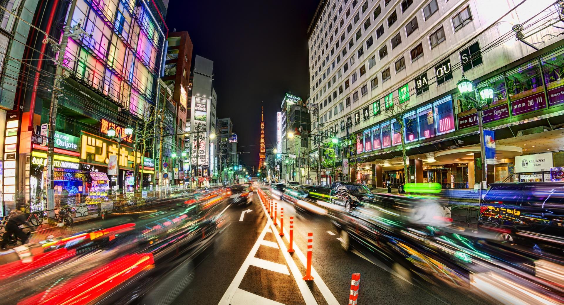 Wild Tokyo Streets at 640 x 1136 iPhone 5 size wallpapers HD quality