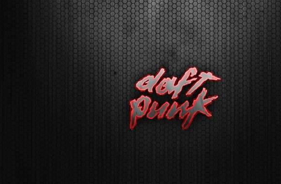 Daft Punk Logo Red wallpapers hd quality