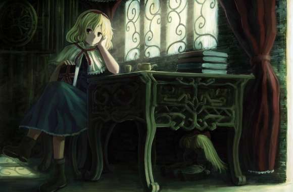 Girl With Books
