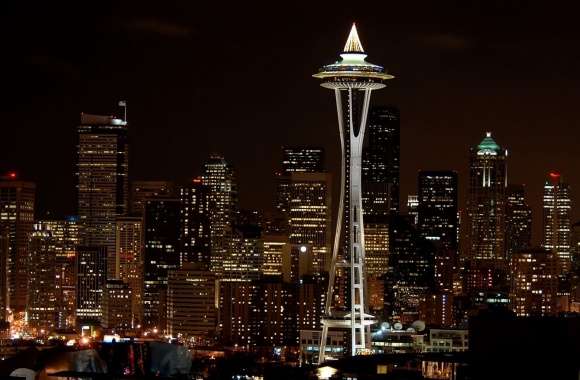 Night In Seattle wallpapers hd quality