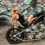Girls and Motorcycles wallpaper
