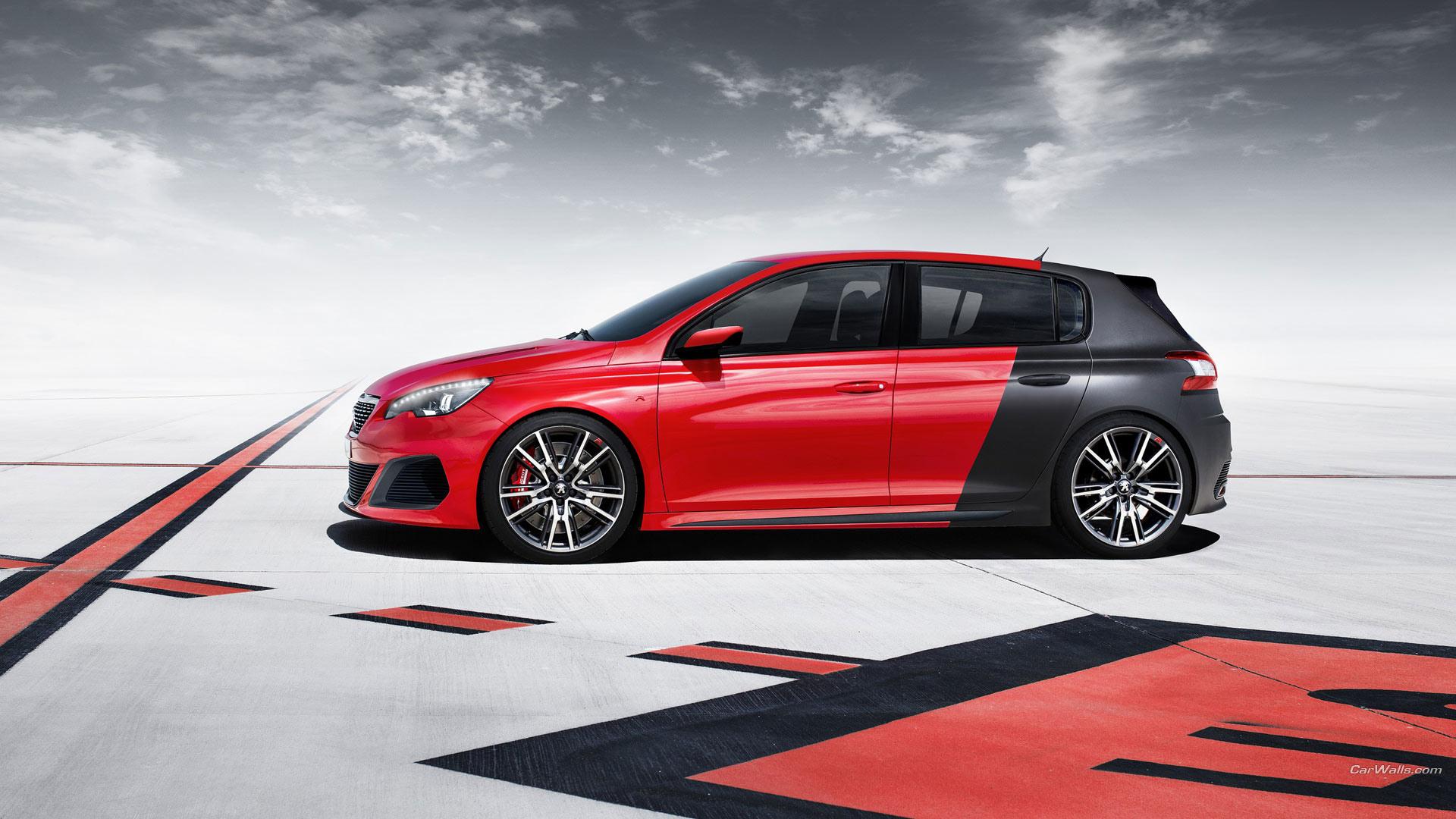 2013 Peugeot 308 R Concept at 1334 x 750 iPhone 7 size wallpapers HD quality
