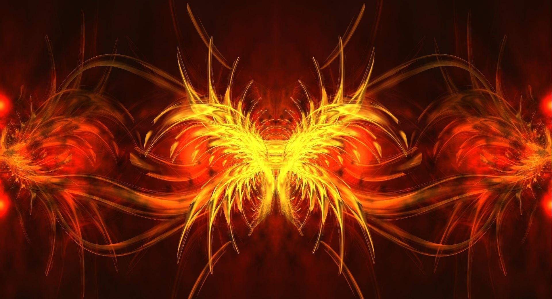 Abstract Fire at 1024 x 1024 iPad size wallpapers HD quality