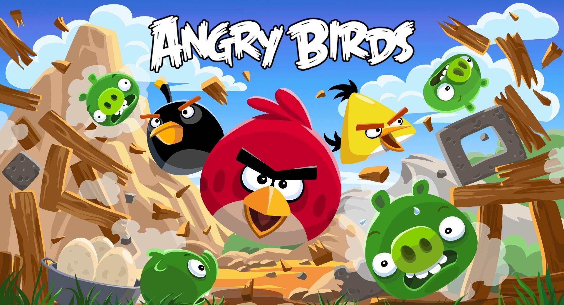 Angry Birds New Version at 1334 x 750 iPhone 7 size wallpapers HD quality