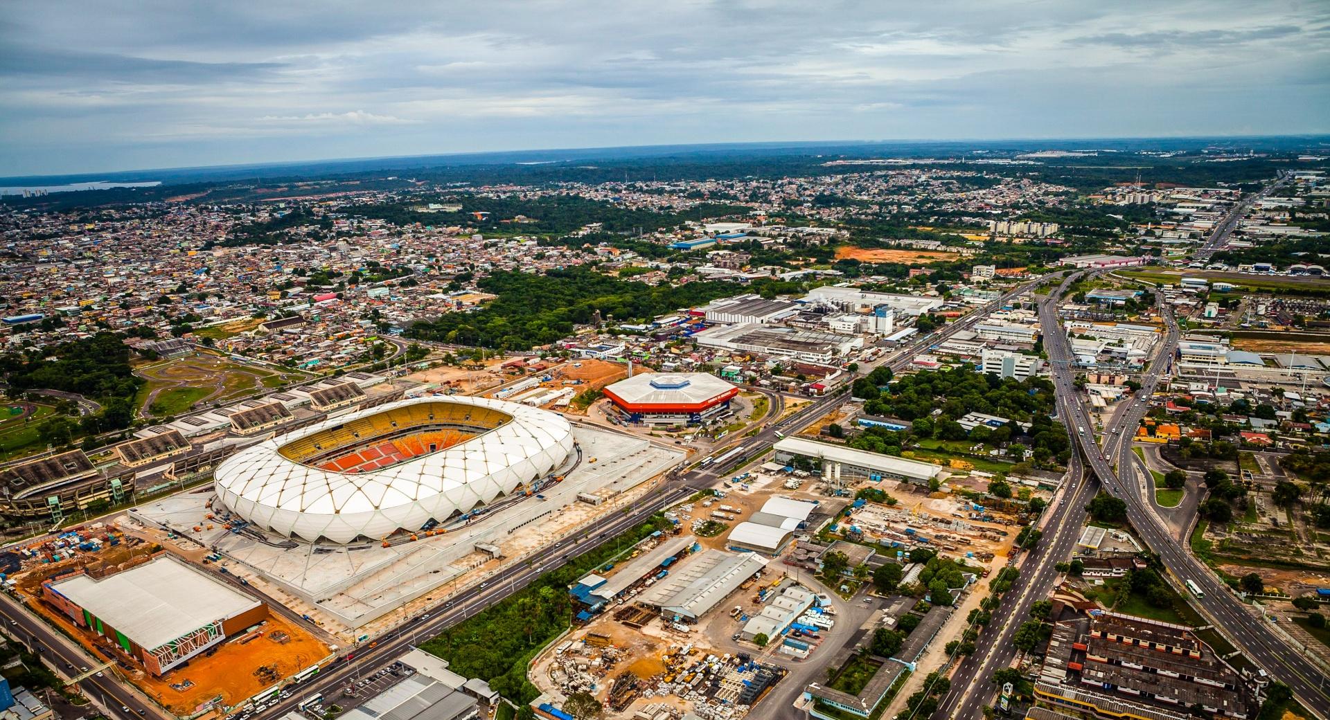 Brazil Stadiums 2014 at 2048 x 2048 iPad size wallpapers HD quality