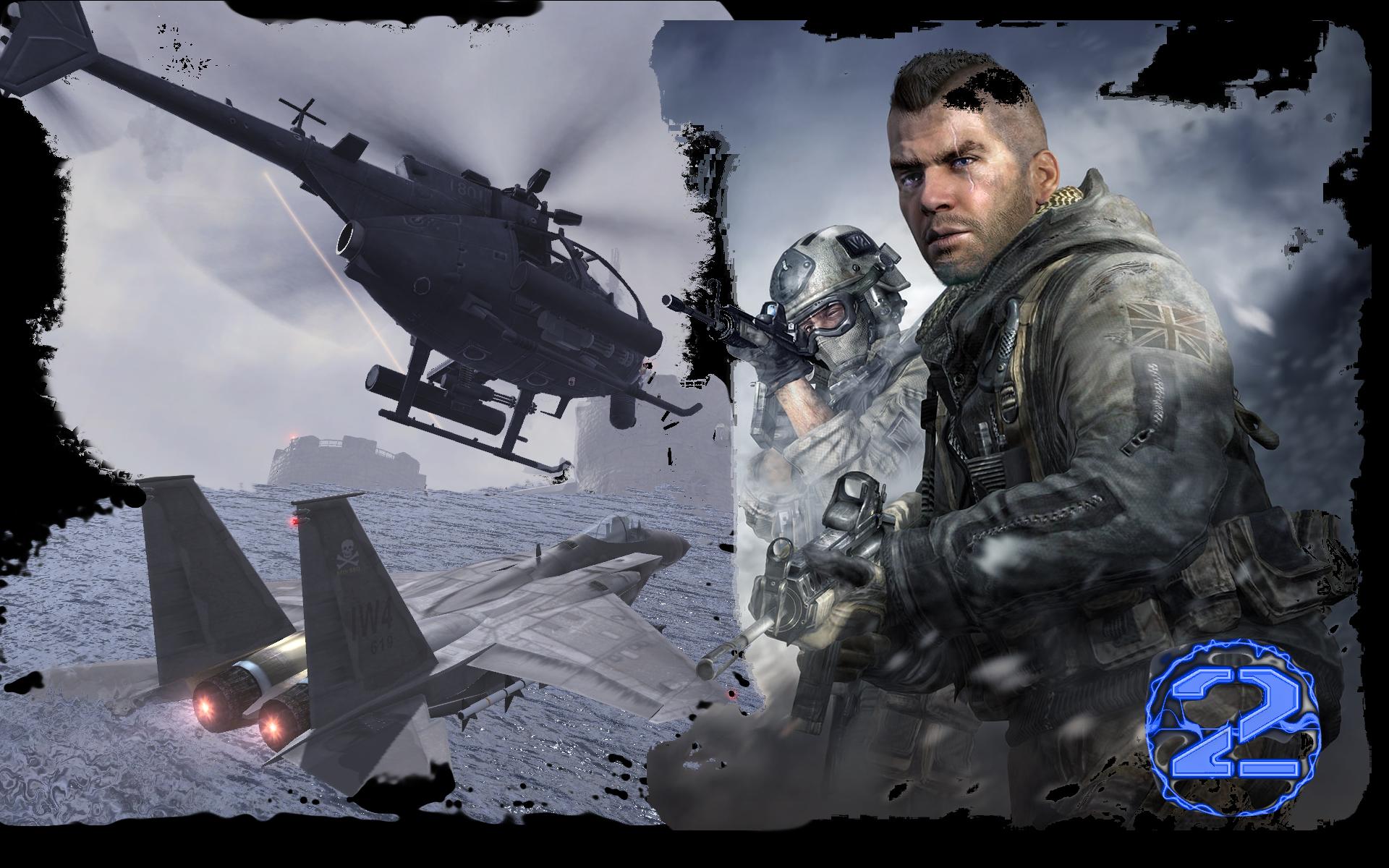 Call Of Duty 4 Modern Warfare at 2048 x 2048 iPad size wallpapers HD quality