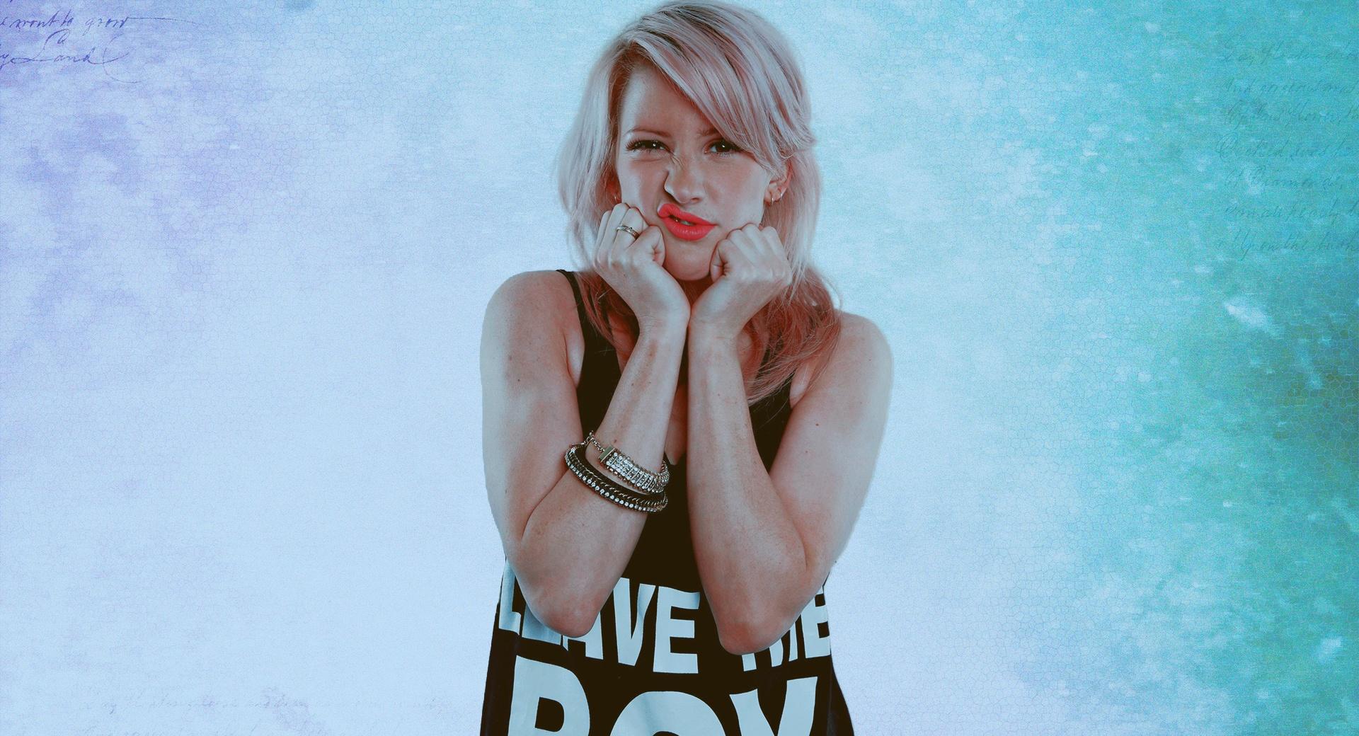 Ellie Goulding - Leave The Boy Alone at 640 x 1136 iPhone 5 size wallpapers HD quality