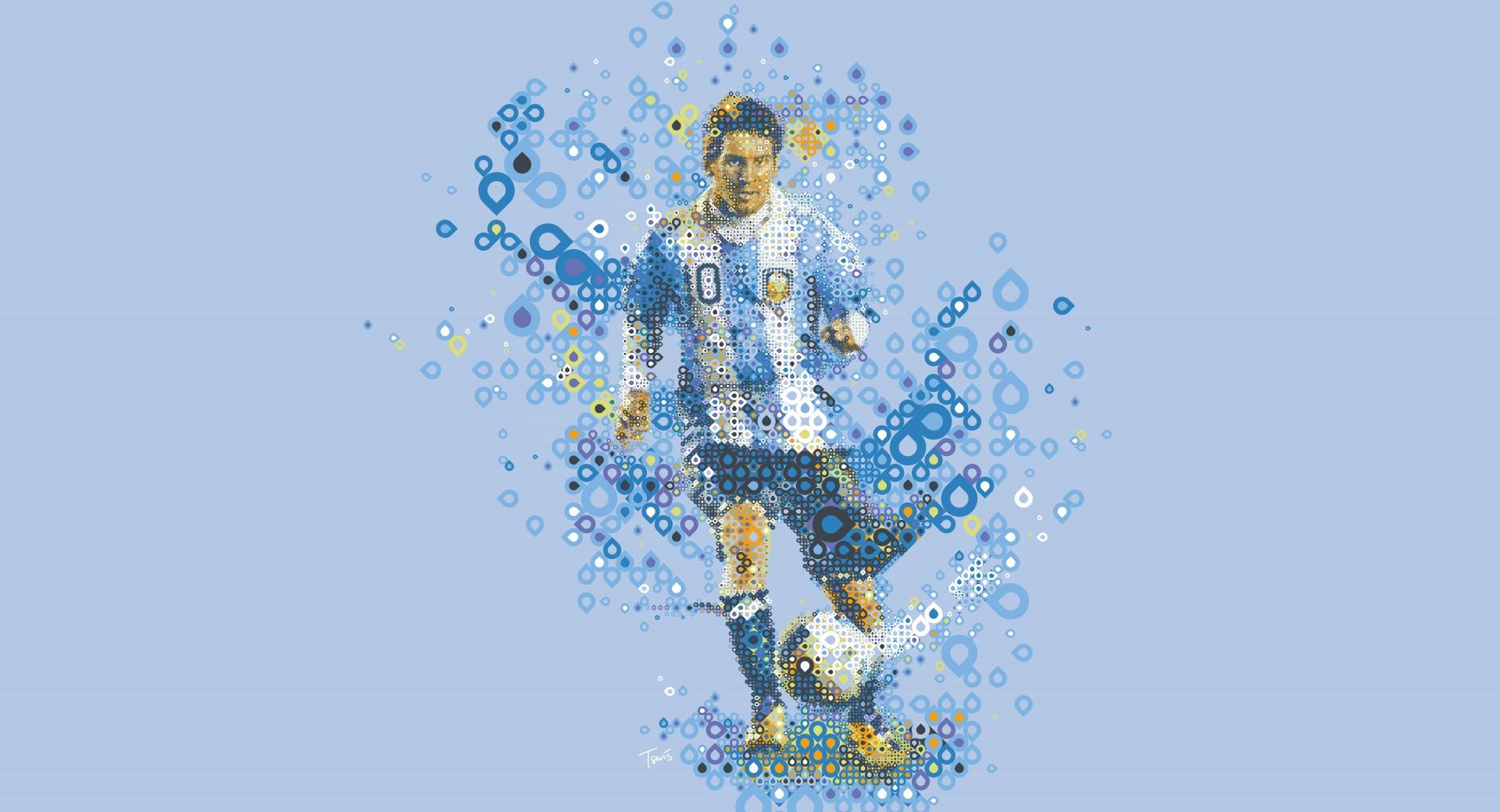 Lionel Leo Messi at 320 x 480 iPhone size wallpapers HD quality