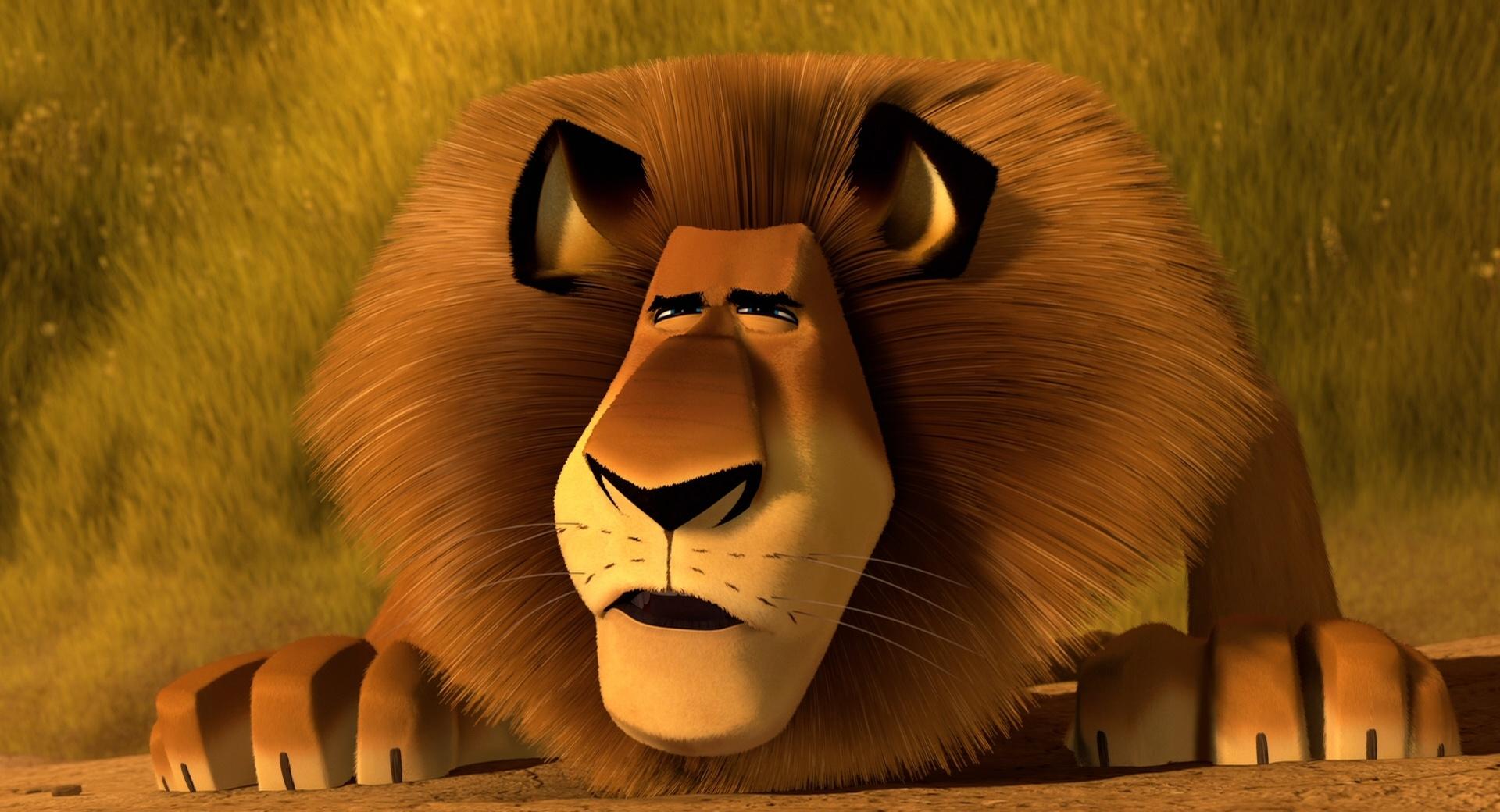 Madagascar 3 Alex The Lion at 640 x 1136 iPhone 5 size wallpapers HD quality