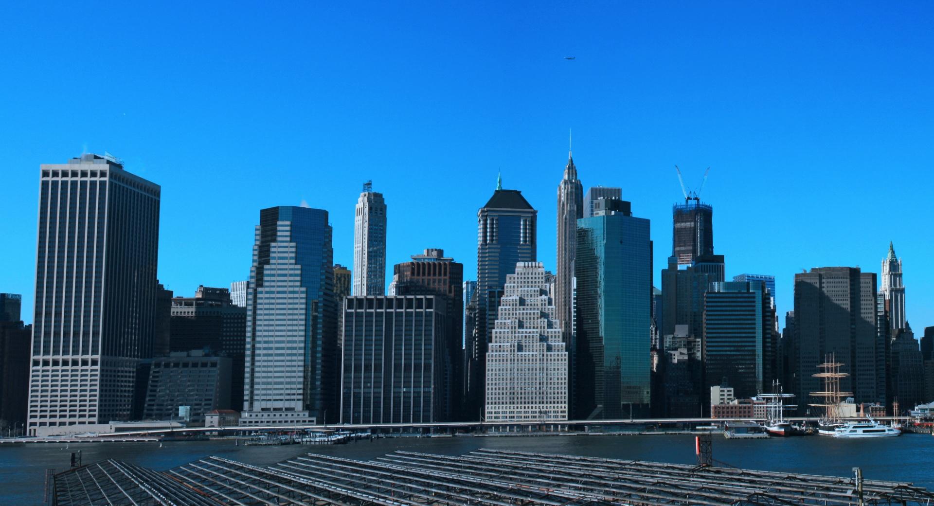 Manhattan Panoramic at 1152 x 864 size wallpapers HD quality