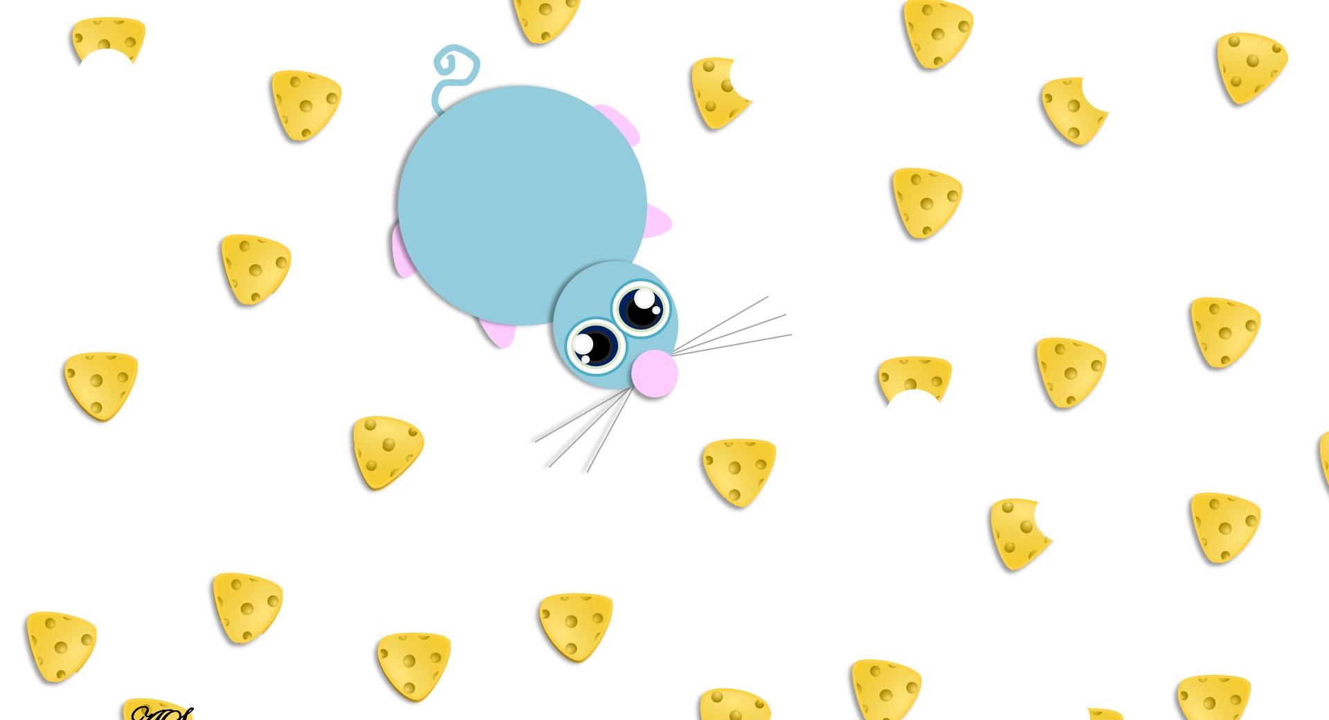 Mouse and Cheese at 640 x 960 iPhone 4 size wallpapers HD quality