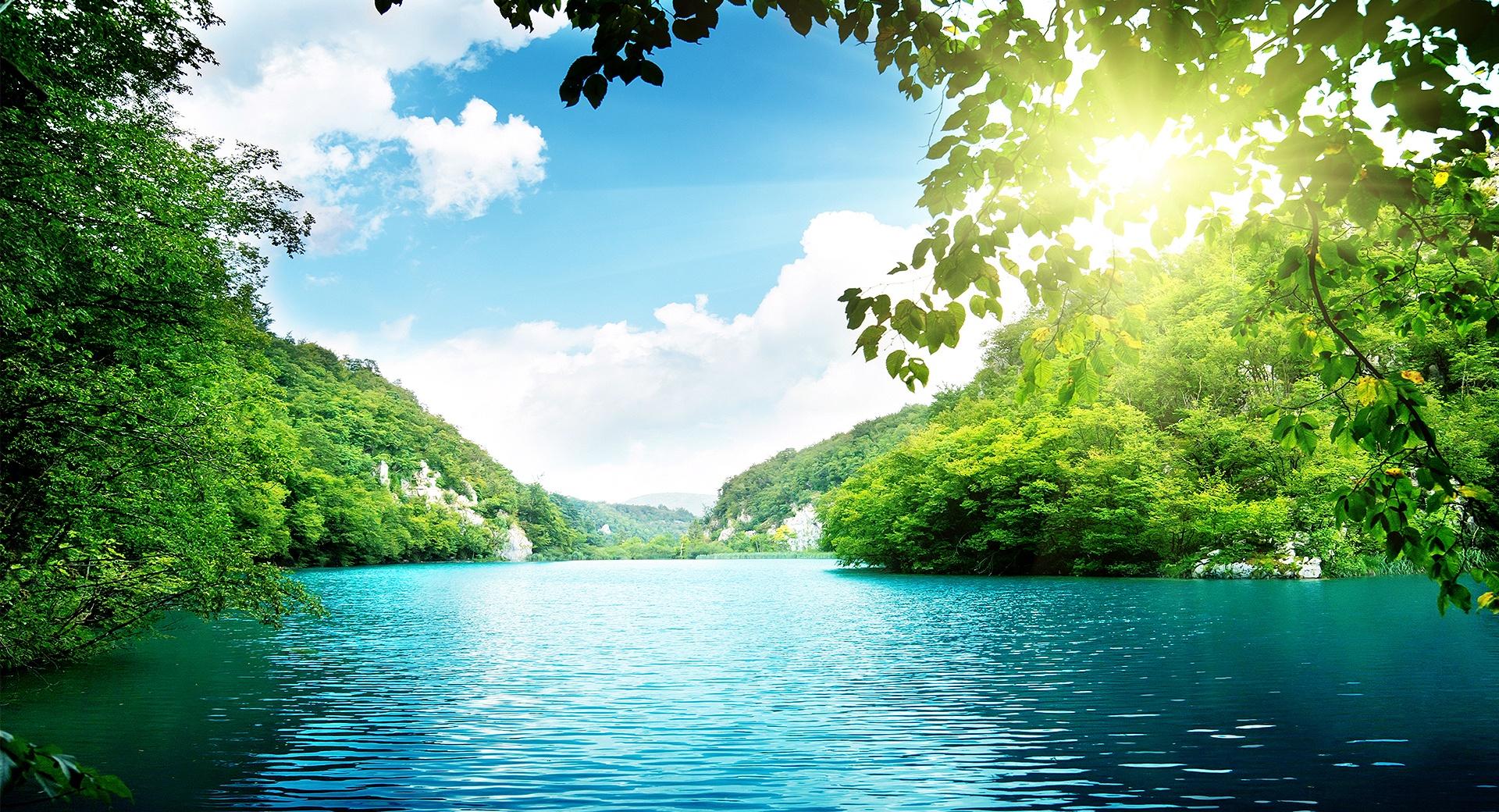 PEACEFUL LAKE at 640 x 1136 iPhone 5 size wallpapers HD quality