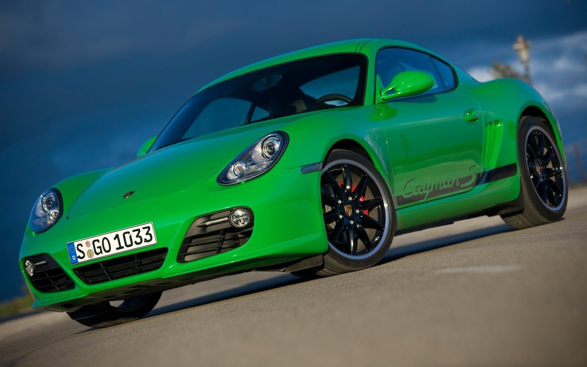 Porsche Cayman at 320 x 480 iPhone size wallpapers HD quality