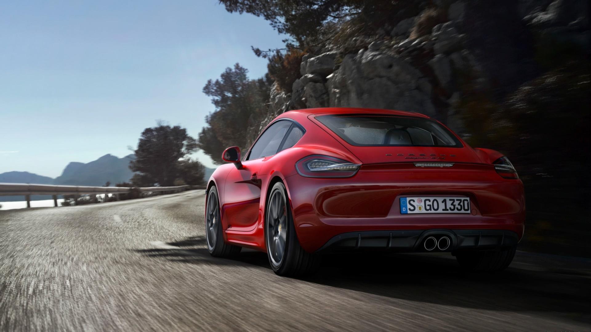 Porsche Cayman GTS at 2048 x 2048 iPad size wallpapers HD quality