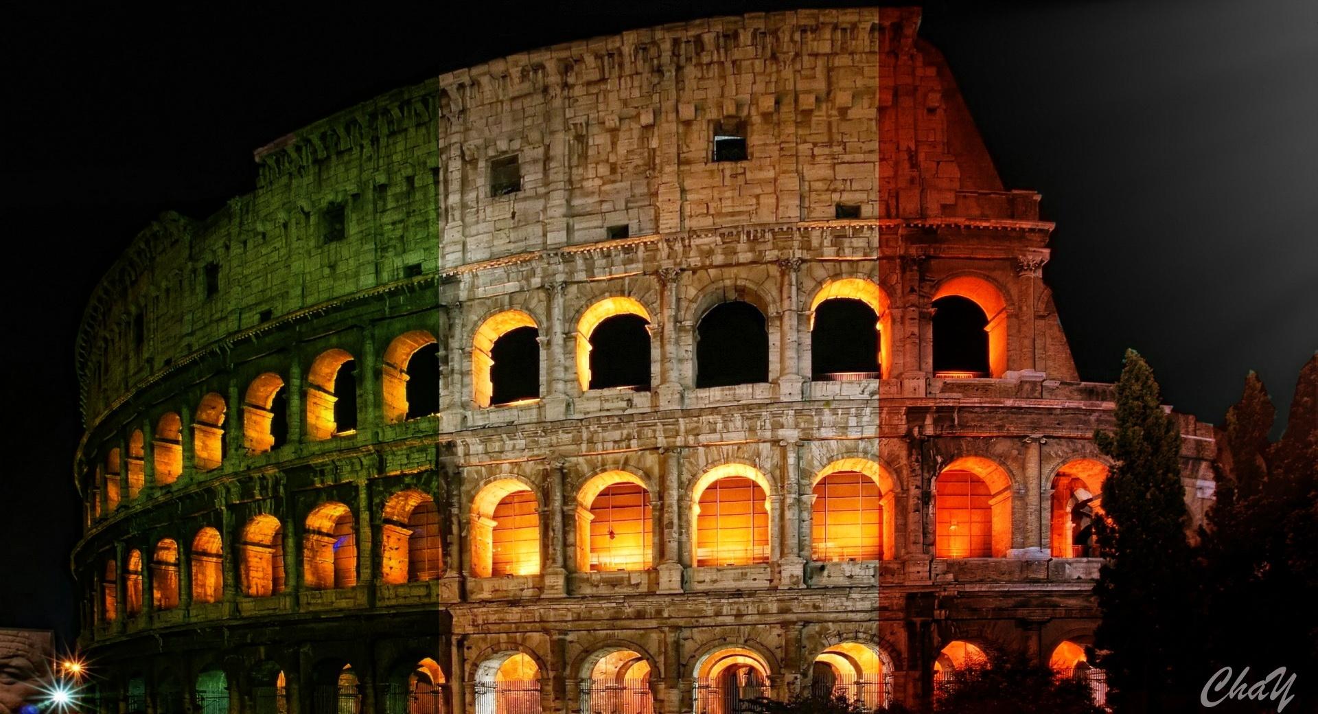 Roman Colosseum at 640 x 960 iPhone 4 size wallpapers HD quality