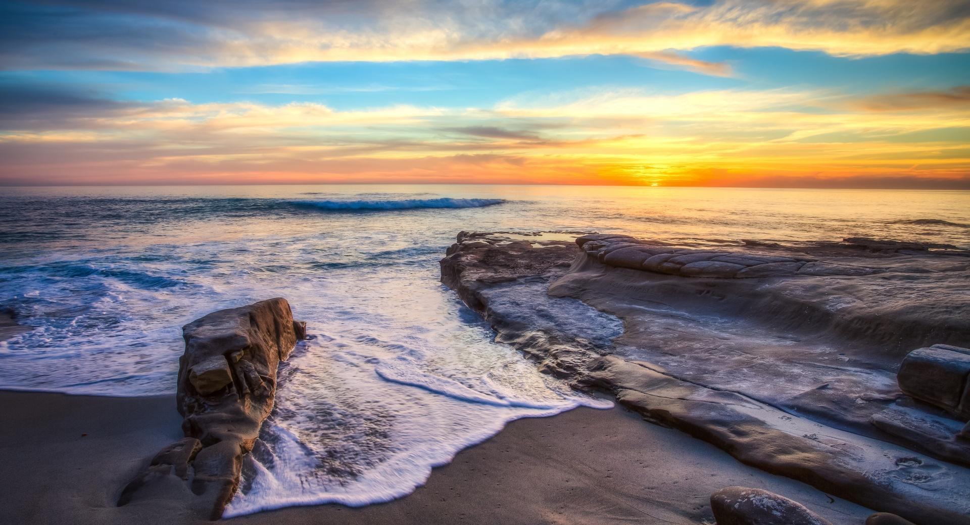 San Diego Beach Beautiful at 640 x 1136 iPhone 5 size wallpapers HD quality