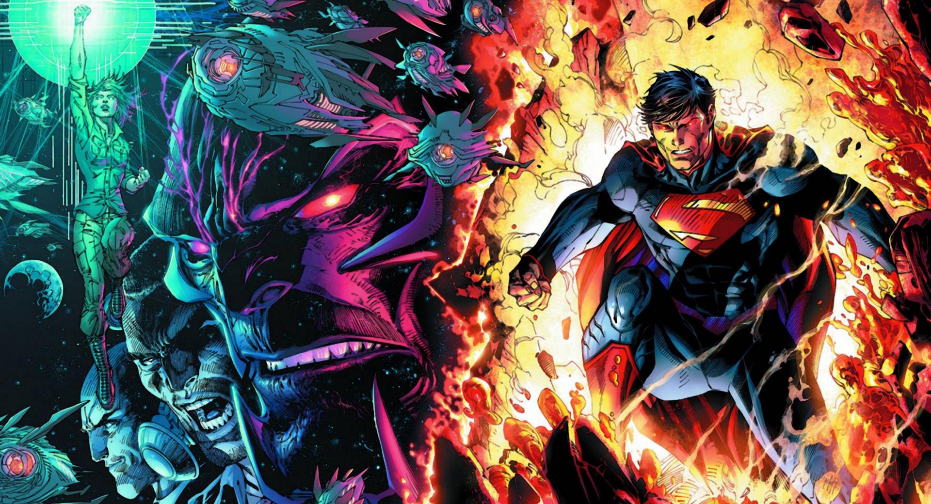 Superman Off The Chain at 320 x 480 iPhone size wallpapers HD quality