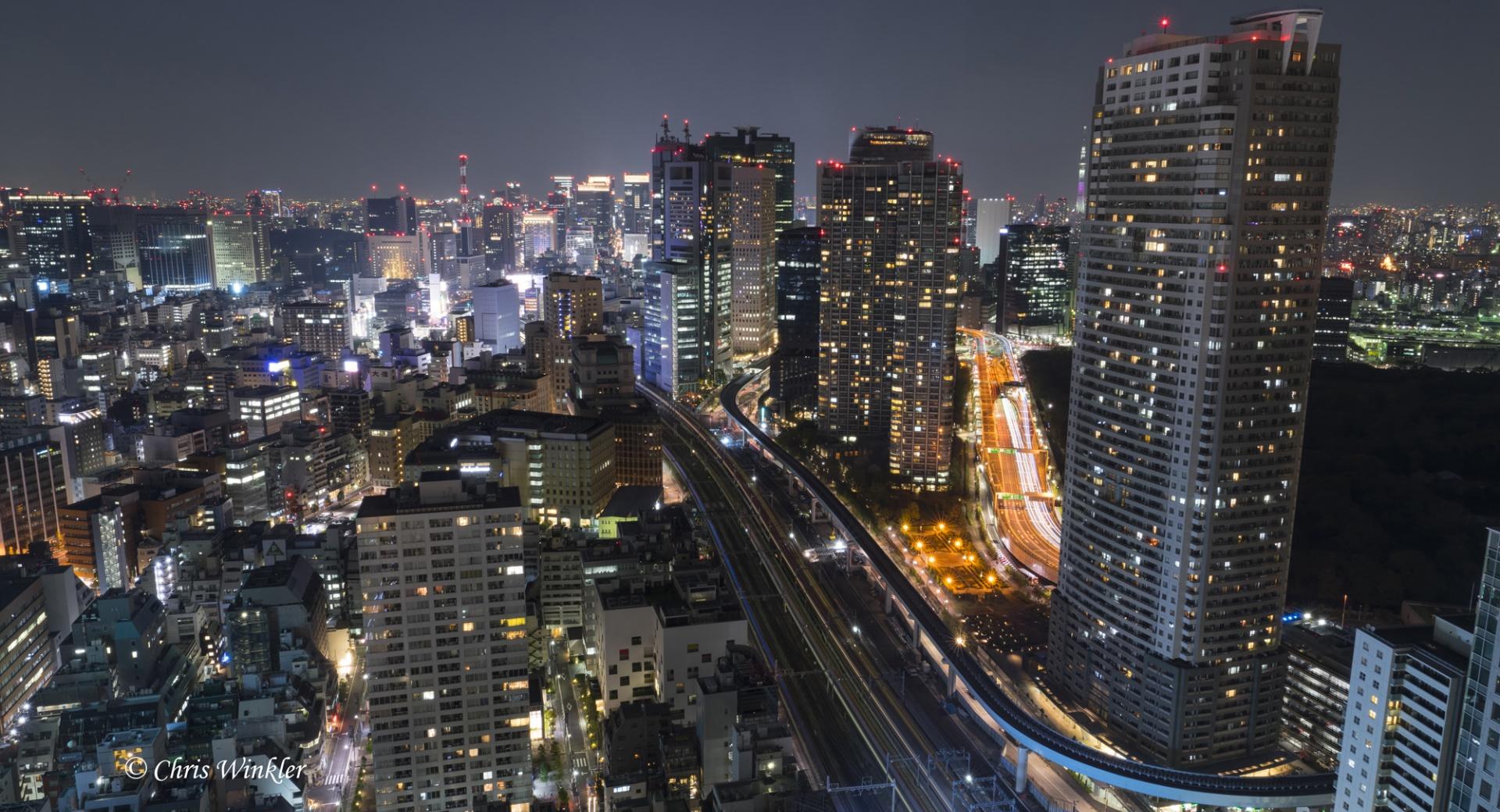 Tokyo at Night at 750 x 1334 iPhone 6 size wallpapers HD quality