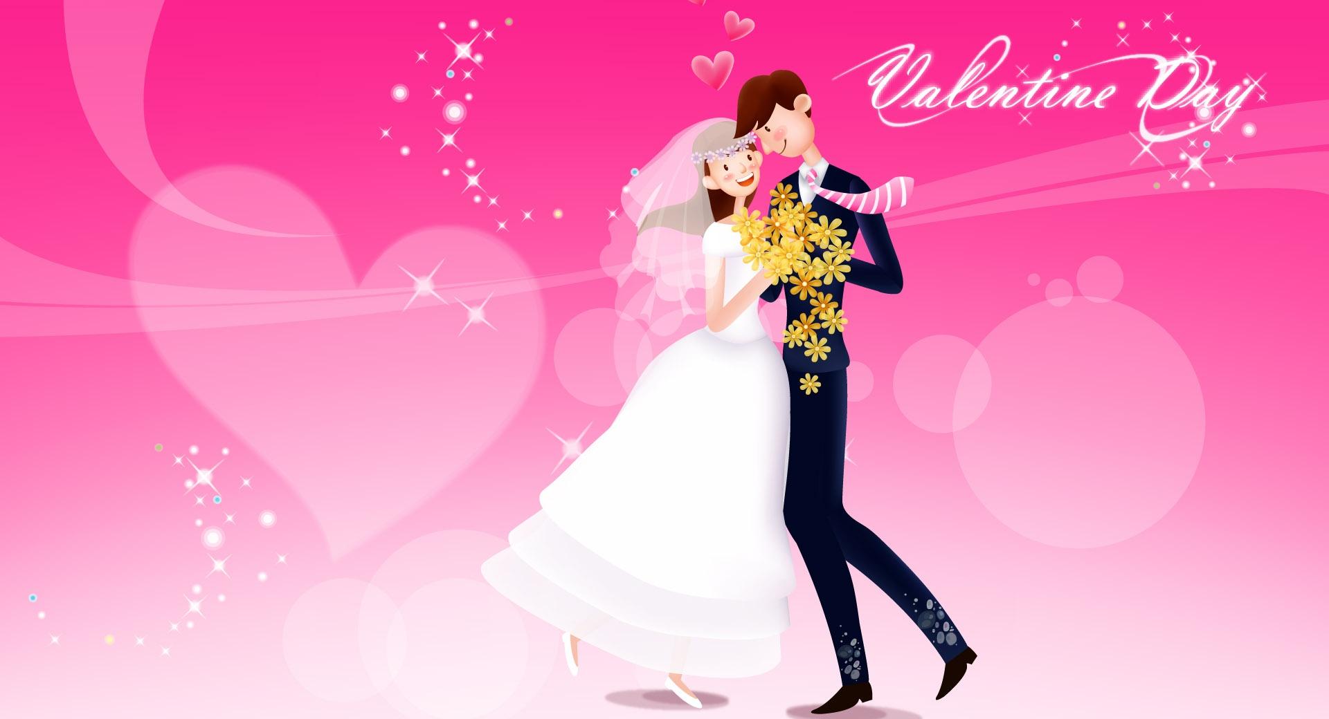 Valentines Day Wedding at 1280 x 960 size wallpapers HD quality