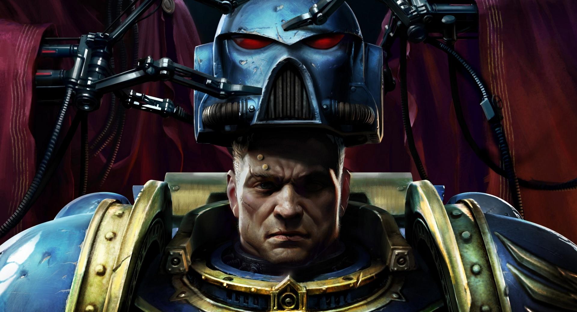 Warhammer 40K Space Marine at 640 x 960 iPhone 4 size wallpapers HD quality