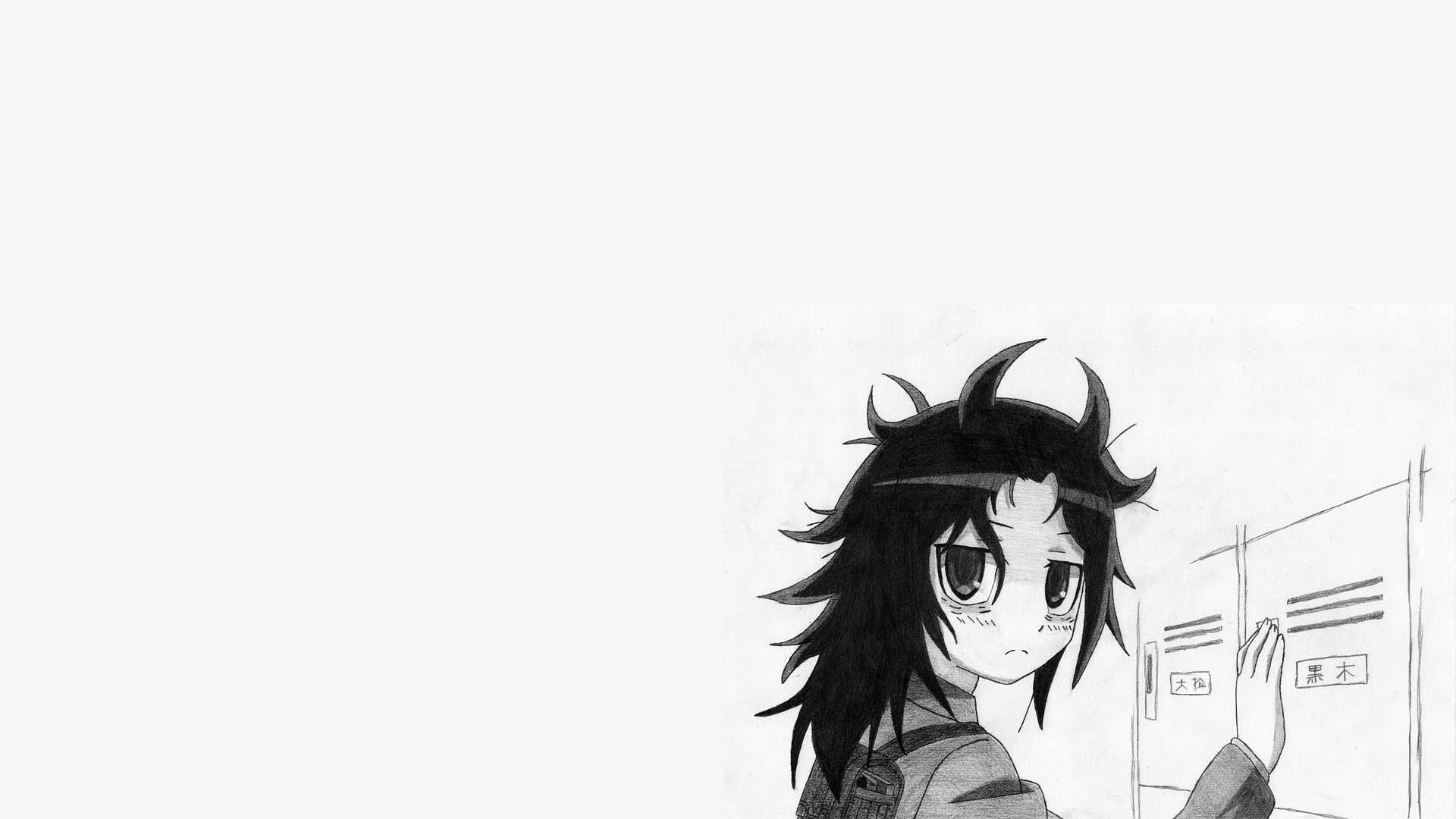Watamote at 320 x 480 iPhone size wallpapers HD quality
