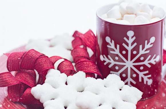 Christmas Hot Chocolate Mug, Winter wallpapers hd quality