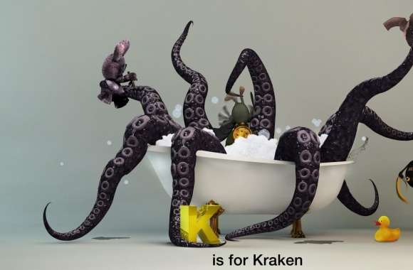 Funny Kraken Monster wallpapers hd quality