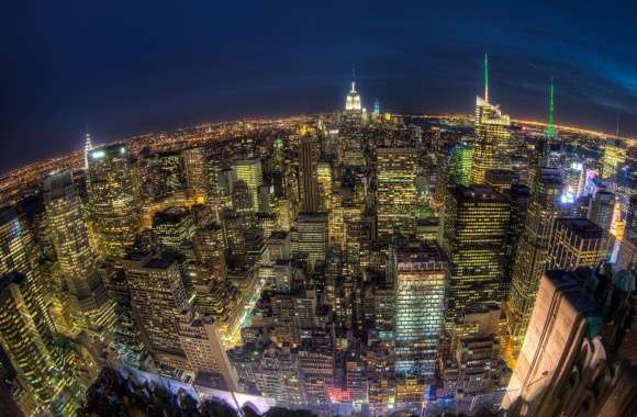 Manhattan At Night